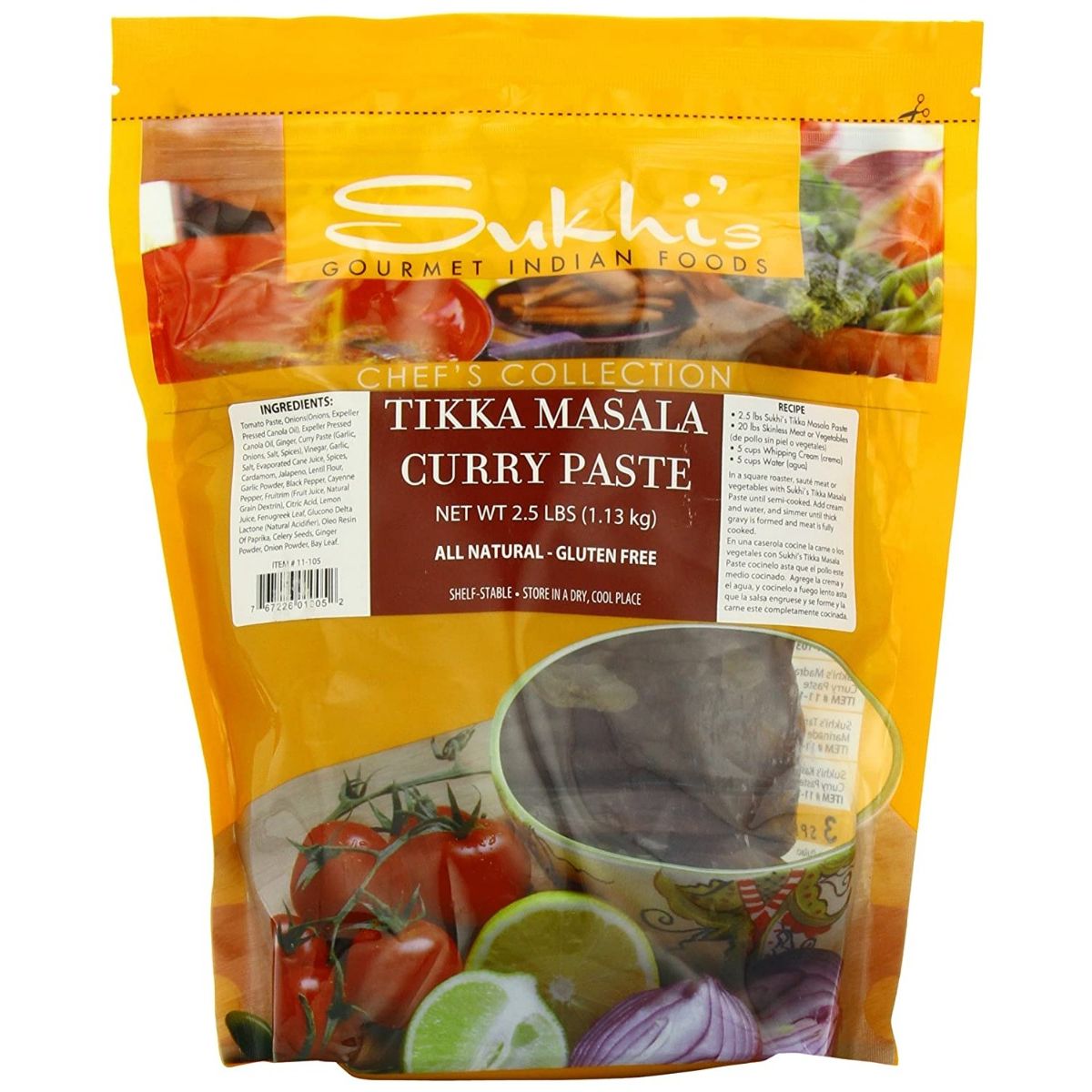 SUKHIS: Tikka Masala Curry Paste, 2.5 lb