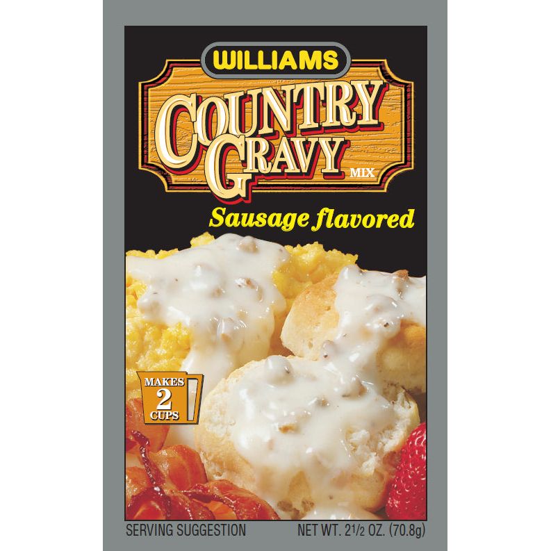 WILLIAMS: Country Gravy Sausage Flavored Mix, 2.5 oz