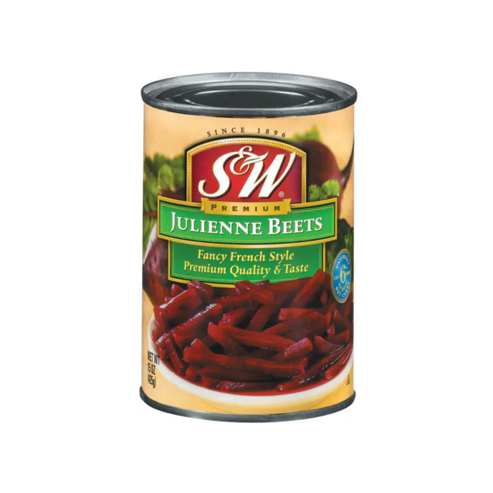 S & W: Fancy French Style Julienne Beets, 15 oz