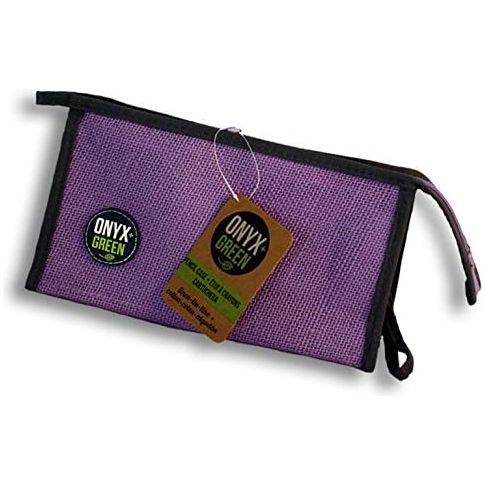 ONYX & GREEN: Purple Pencil Pouch, 1 ea