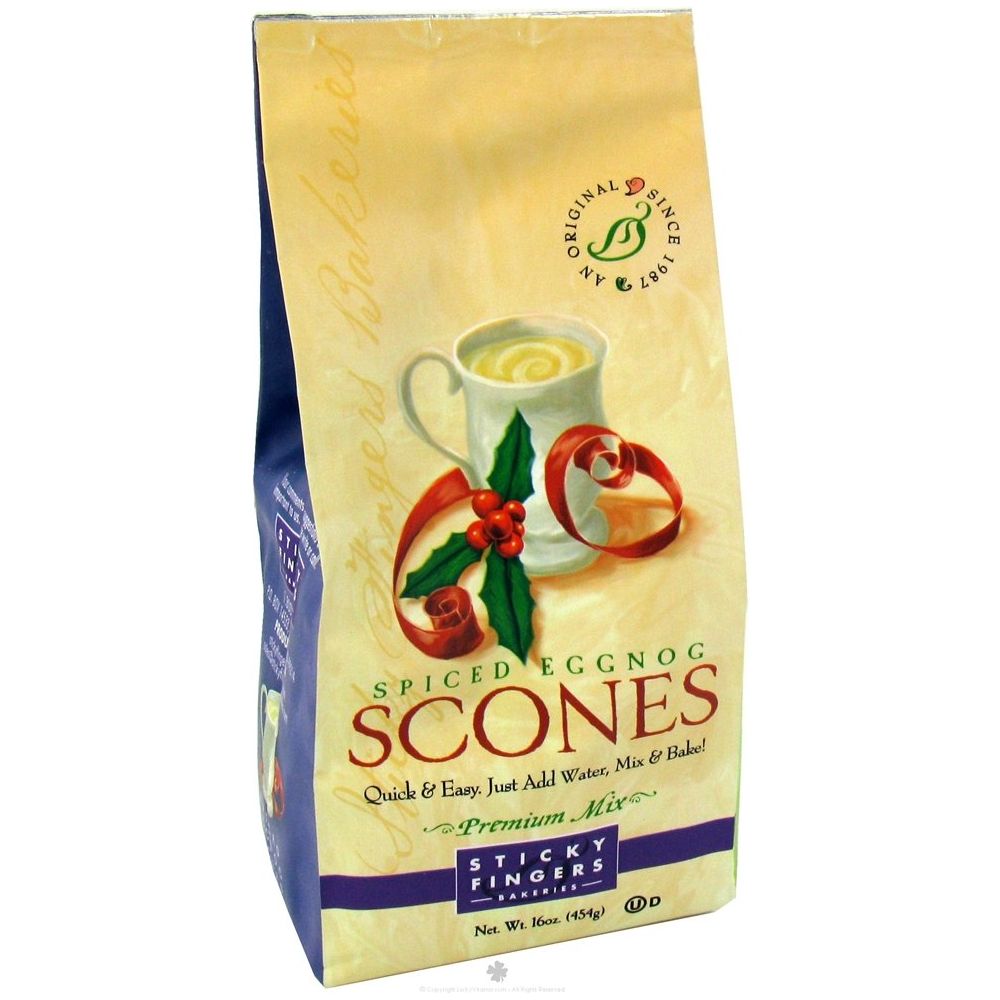 STICKY FINGERS BAKERIES: Spice Eggnog Scones, 15 oz