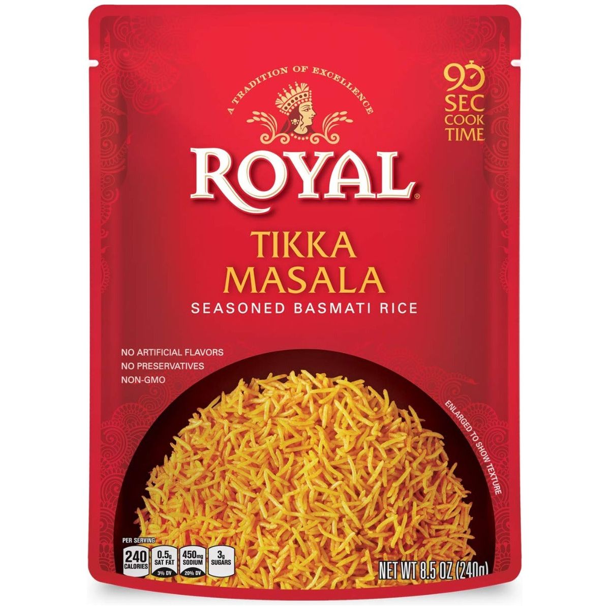 ROYAL: Tikka Masala Seasoned Basmati Rice, 240 gm