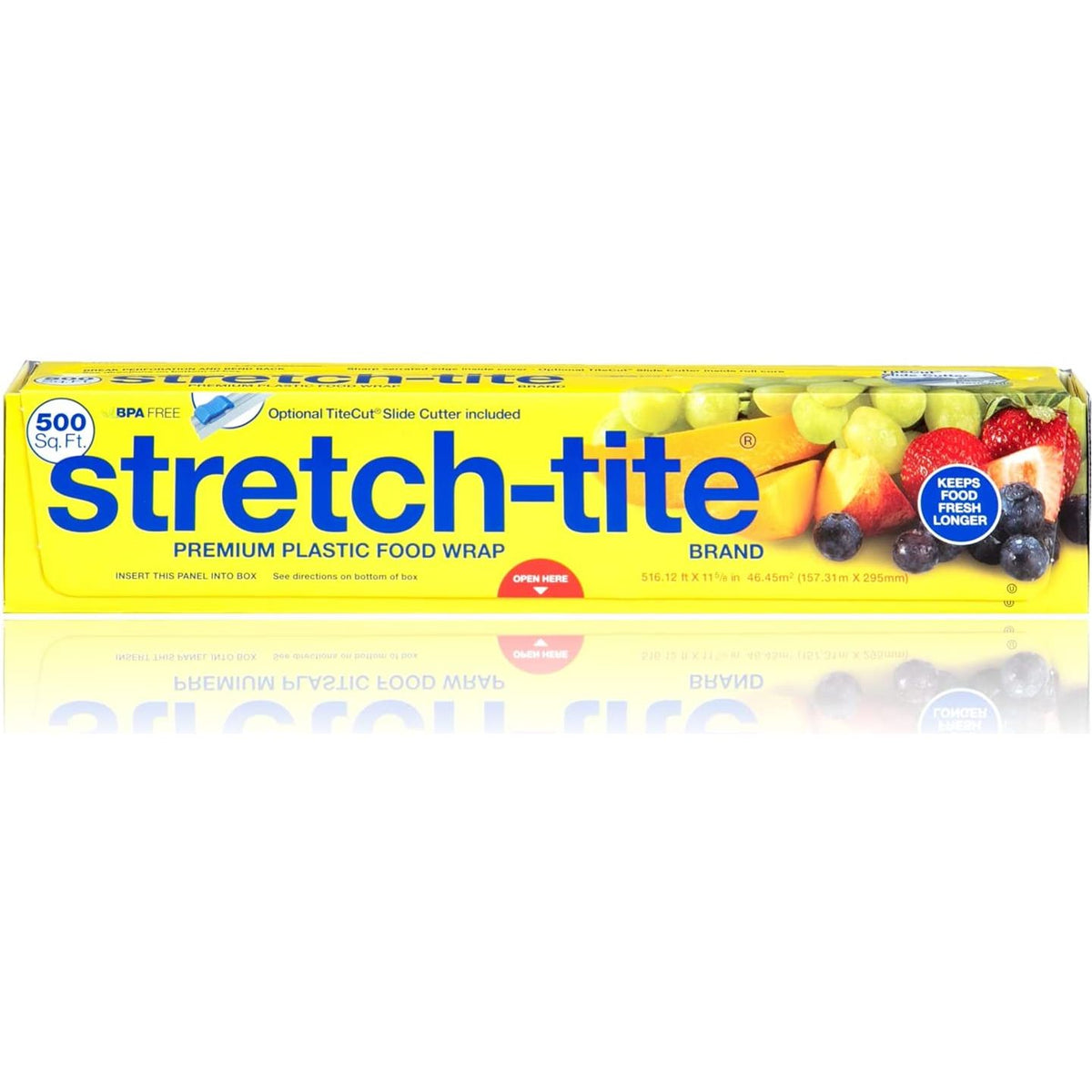 STRETCH TITE: Plastic Food Wrap 500 ft, 1 pc