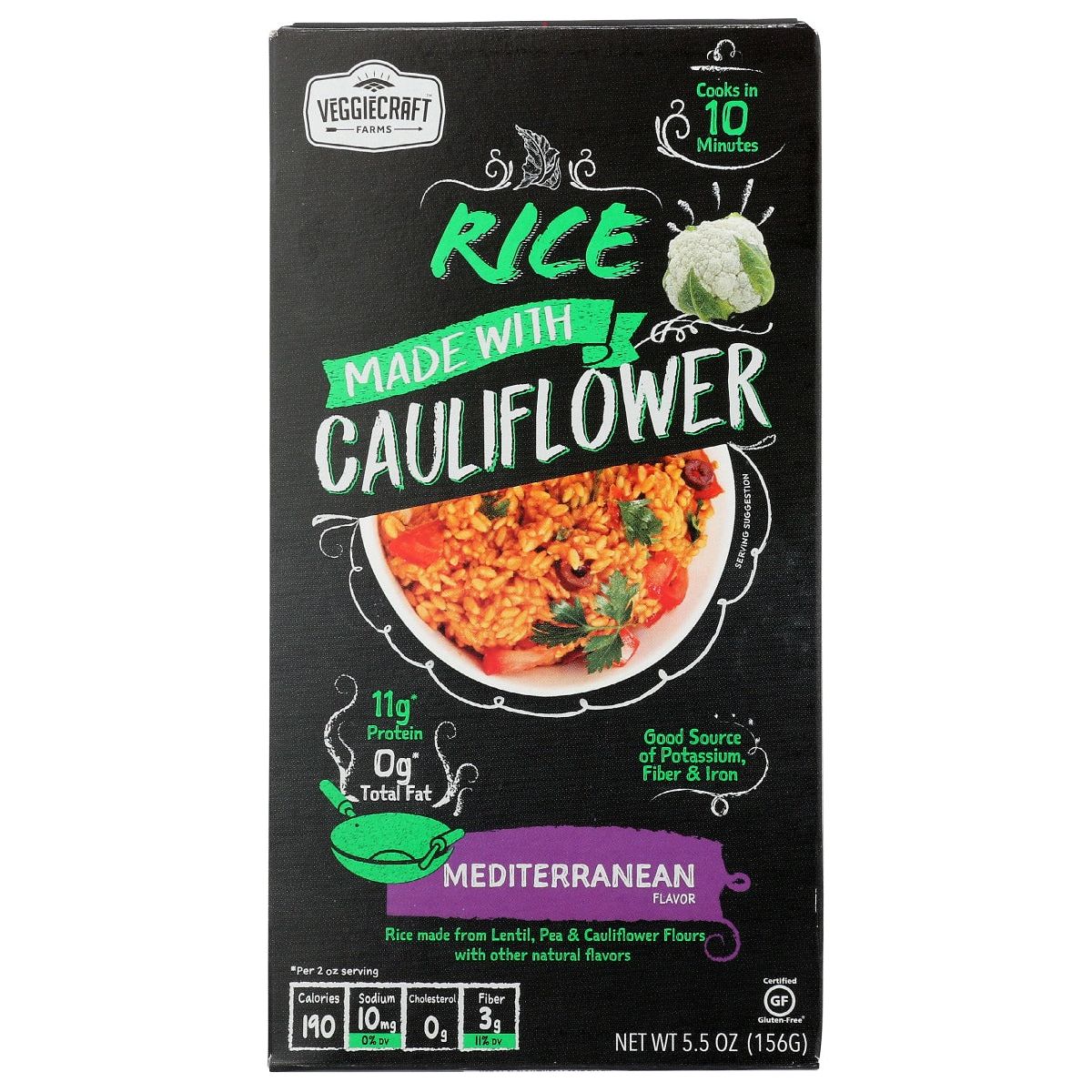 VEGGIECRAFT: Mediterranean Rice, 5.5 oz