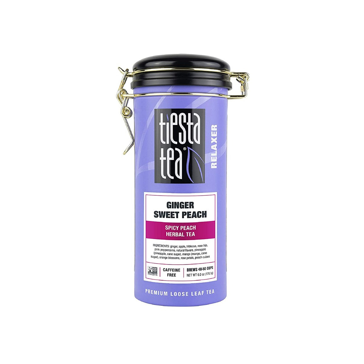 TIESTA TEA: Ginger Sweet Peach Herbal Tea, 6 oz