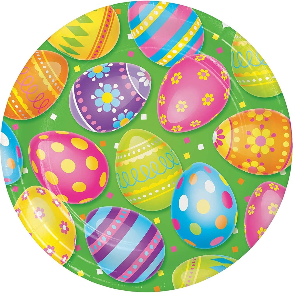 PARTY CREATIONS: Happy Bunny Plate, 8 ea