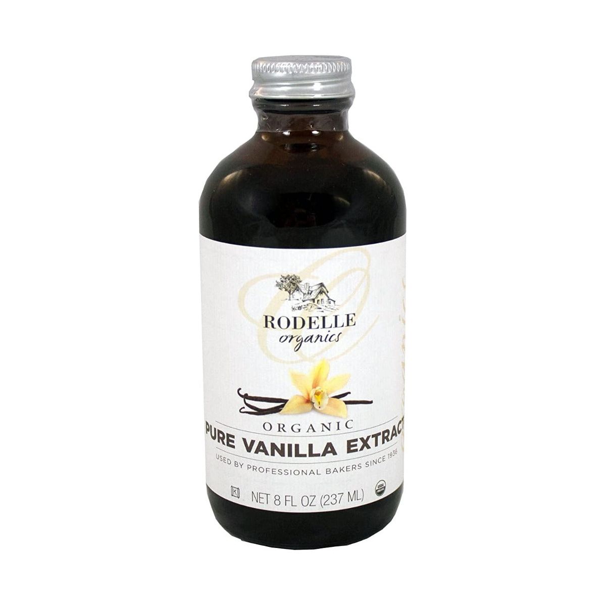 RODELLE: Organic Pure Vanilla Extract, 8 oz
