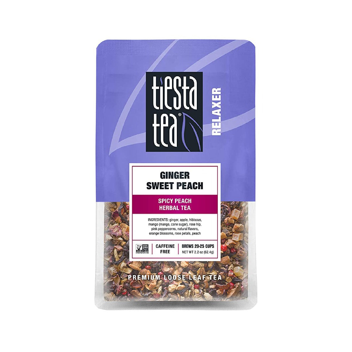 TIESTA TEA: Ginger Sweet Peach Tea, 2.2 oz