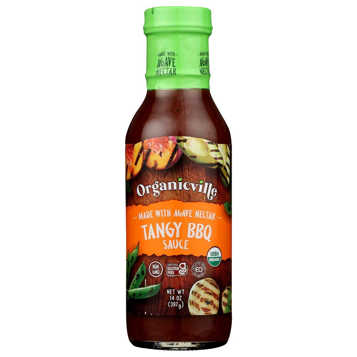 ORGANICVILLE: Sauce Bbq Tangy, 14 oz