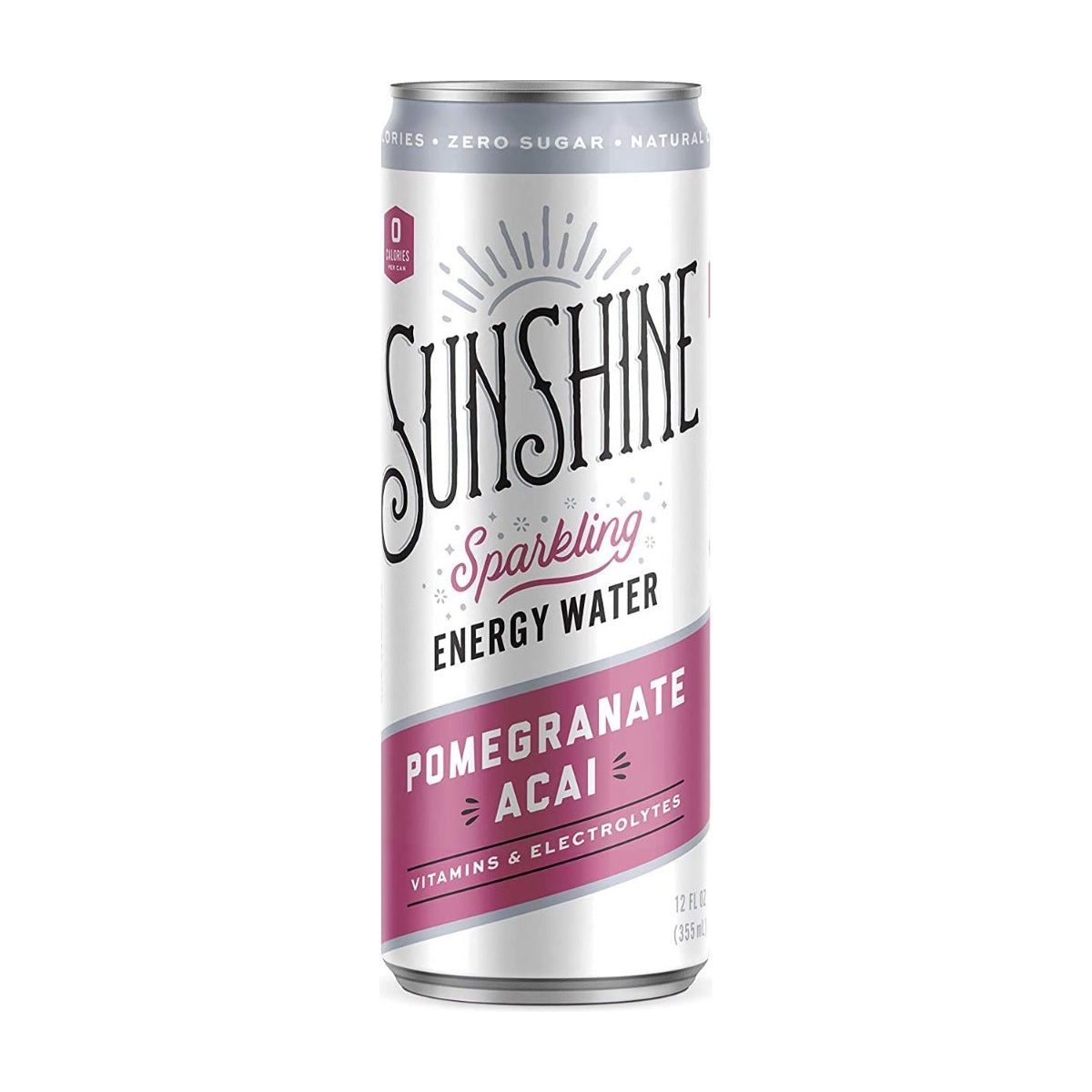SUNSHINE: Pomegranate Acai Energy Water, 12 fo