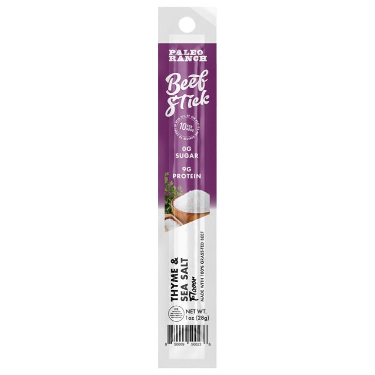 PALEO RANCH: Thyme & Sea Salt Beef Sticks, 1 oz