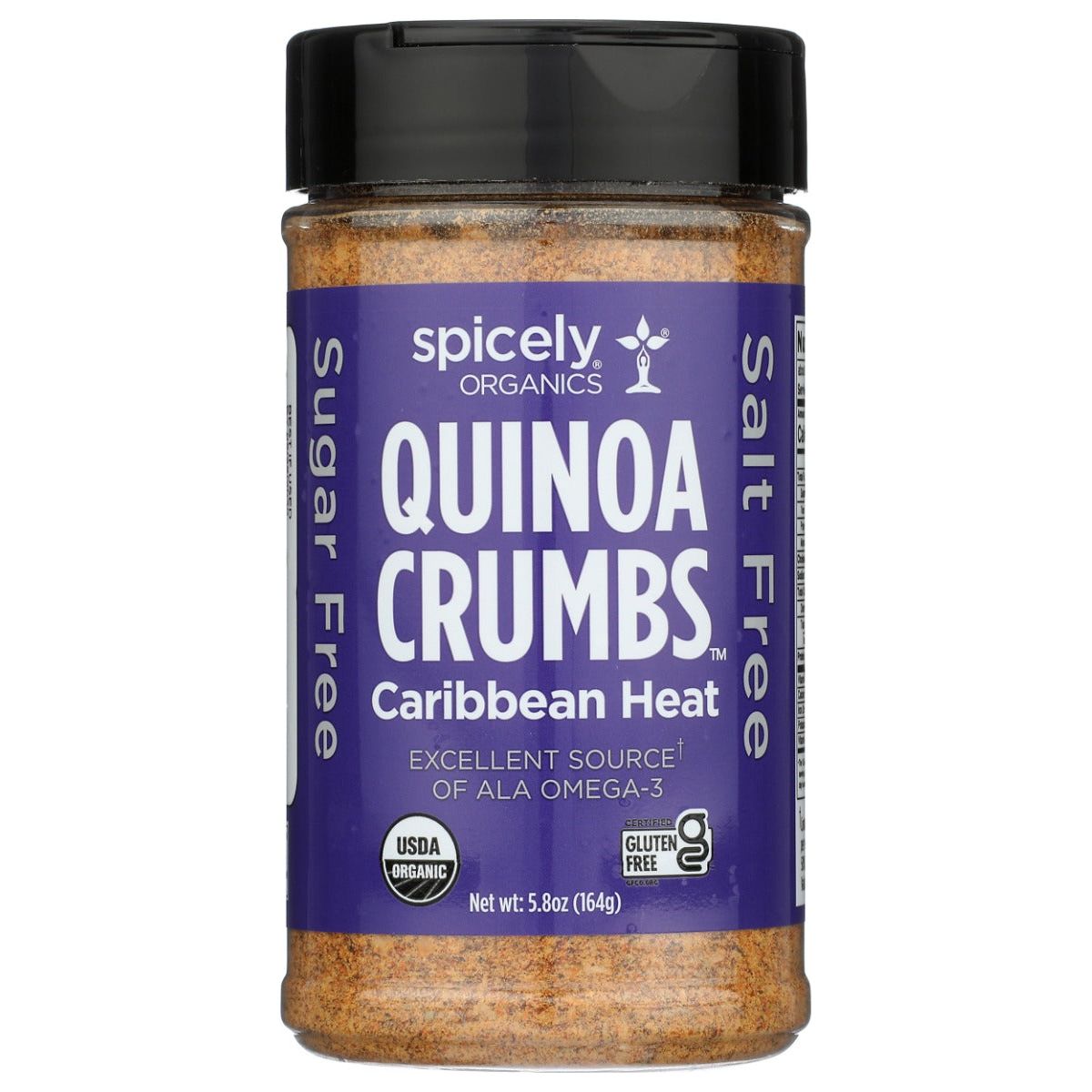 SPICELY ORGANICS: Organic Caribbean Heat Quinoa Crumbs, 5.8 oz