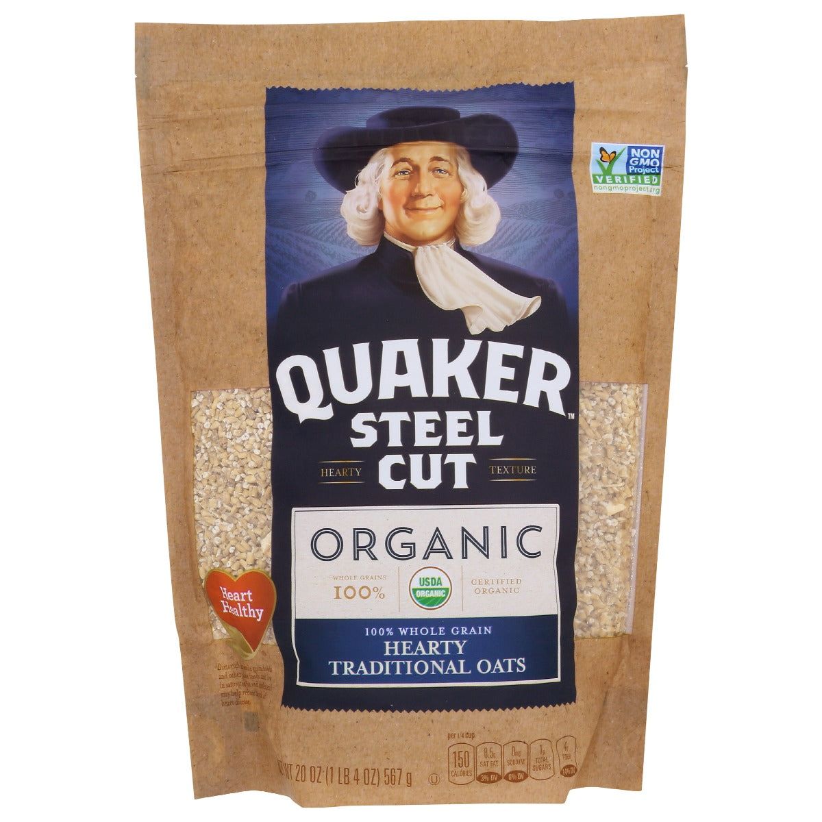 QUAKER: Oats Steel Cut Org, 20 oz