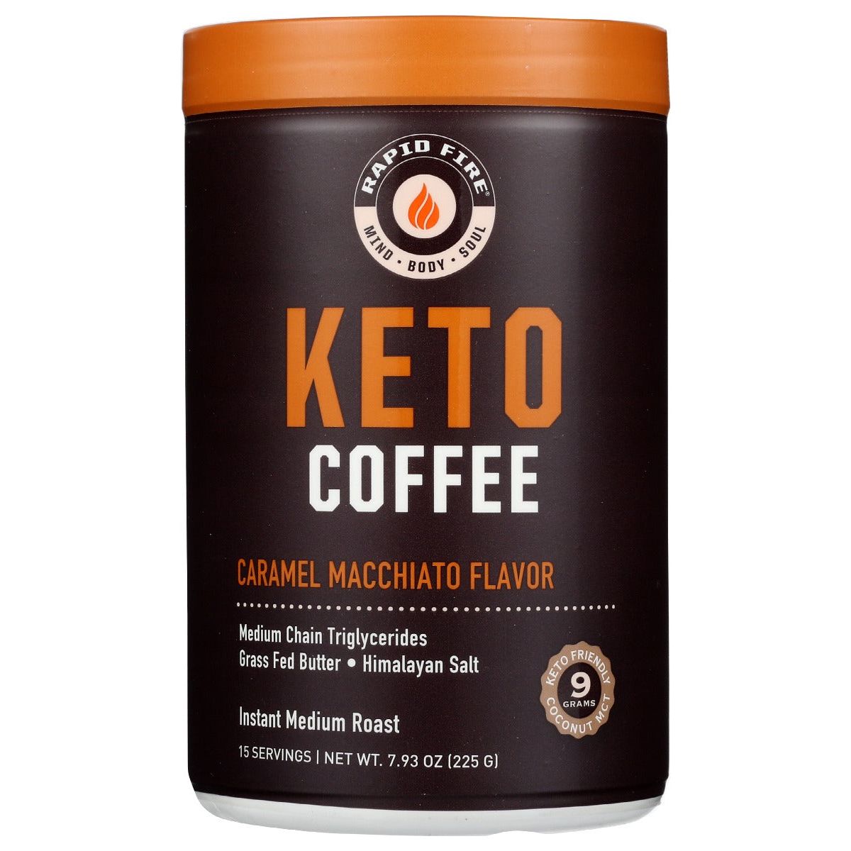RAPID FIRE: Coffee Keto Caramel Macch, 7.93 oz