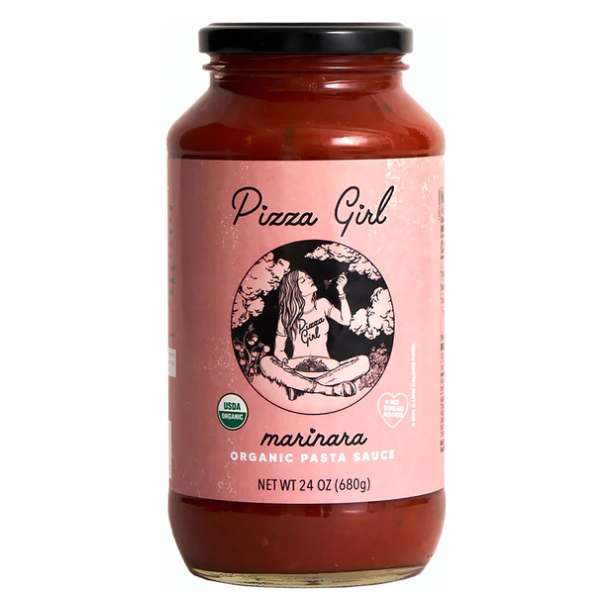 PIZZA GIRL: Marinara Organic Pasta Sauce, 24 oz