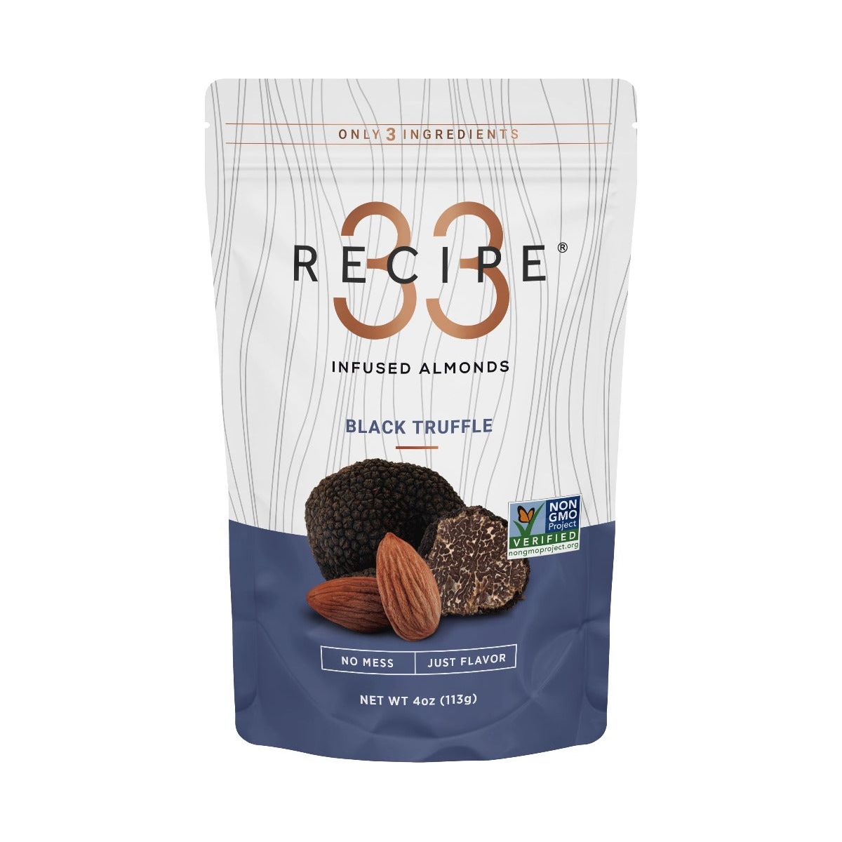 RECIPE 33: Almonds Black Truffle Inf, 4 oz