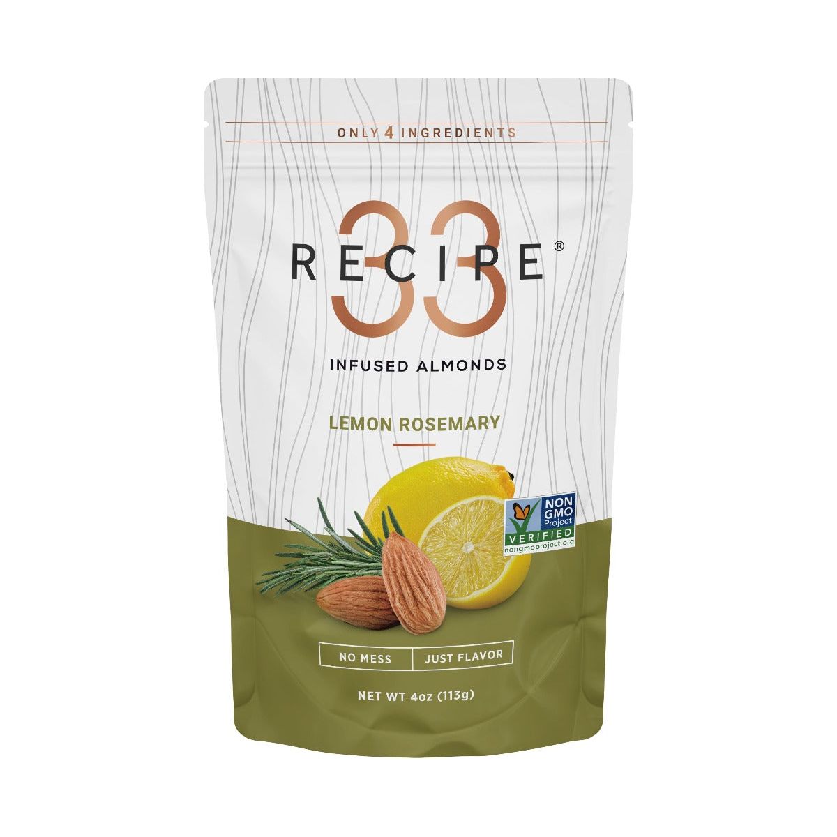 RECIPE 33: Almonds Lemon Rosemry Inf, 4 oz