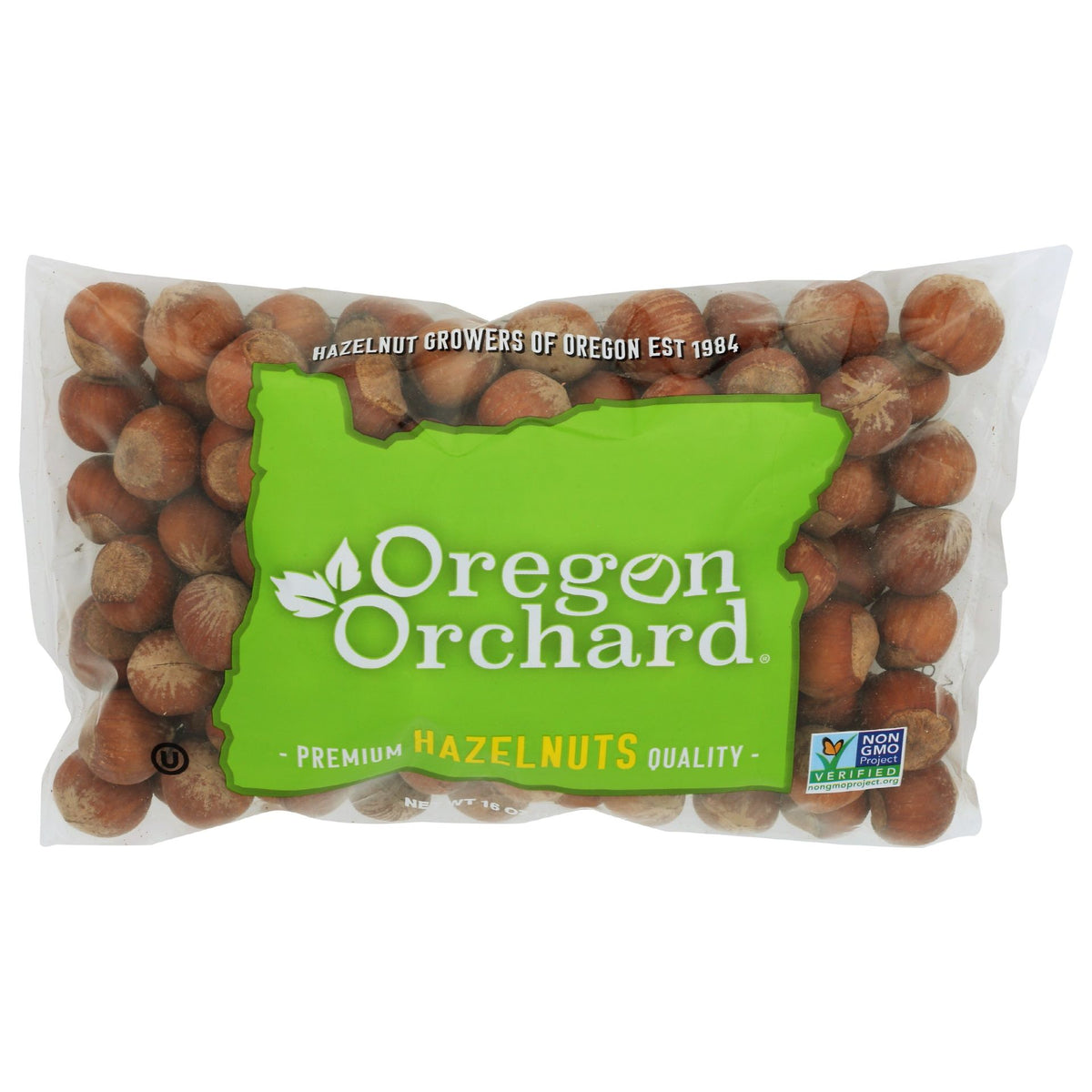 OREGON ORCHARD: Inshell Hazelnut, 16 oz