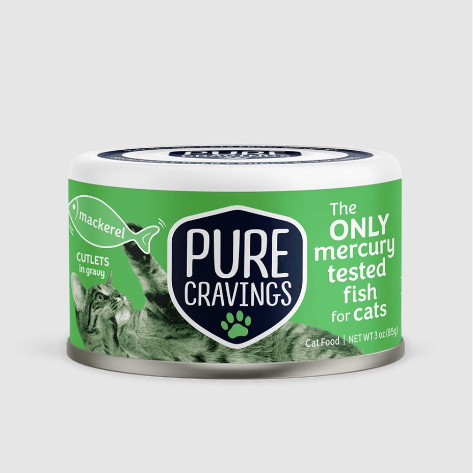 PURE CRAVINGS: Wild Mackerel Cutlets in Gravy, 3 oz