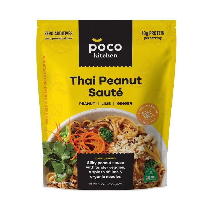 POCO KITCHEN: Thai Peanut Saute Noodle, 5.25 oz