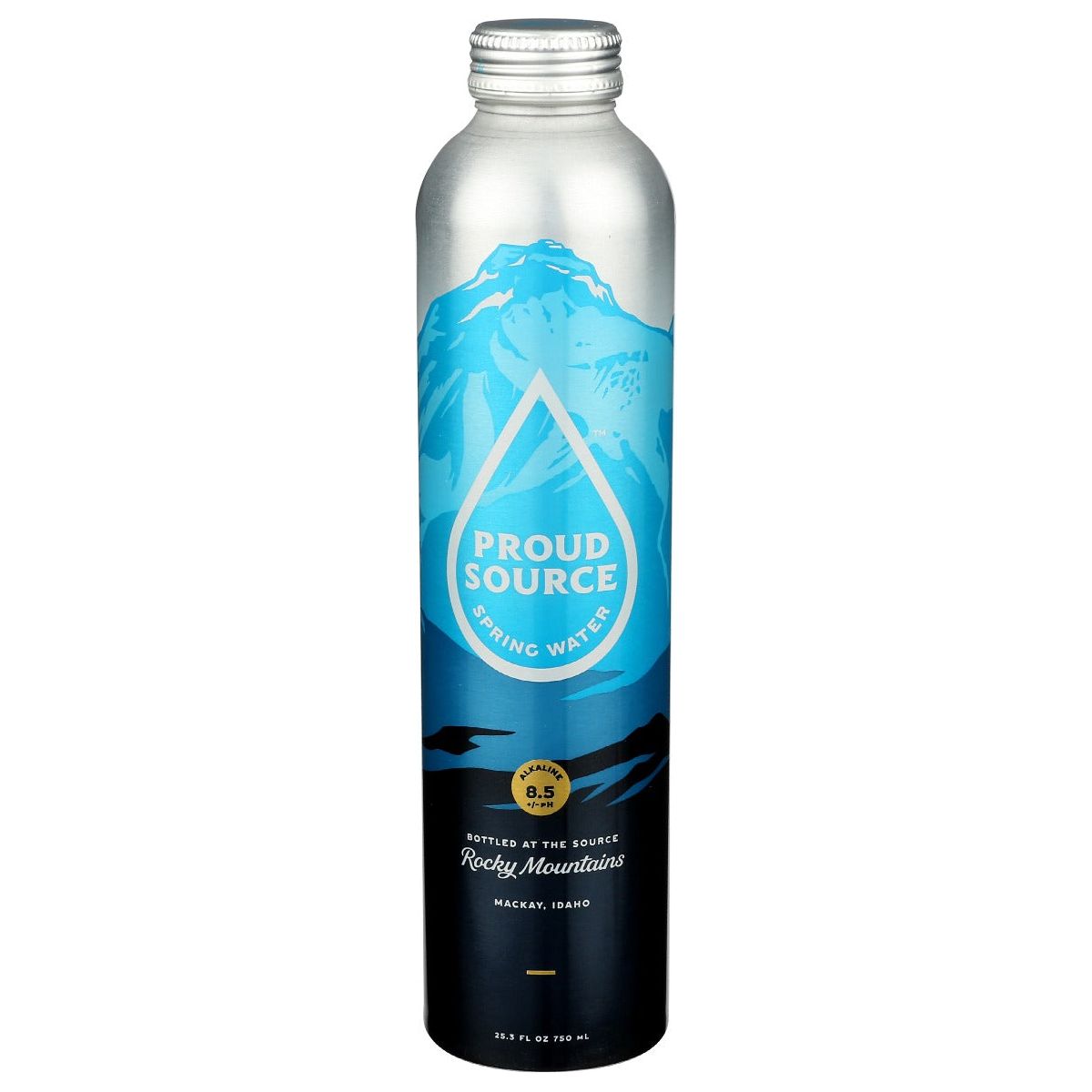 PROUD SOURCE: Rocky Mountain Alkaline Spring Water, 25.3 fo