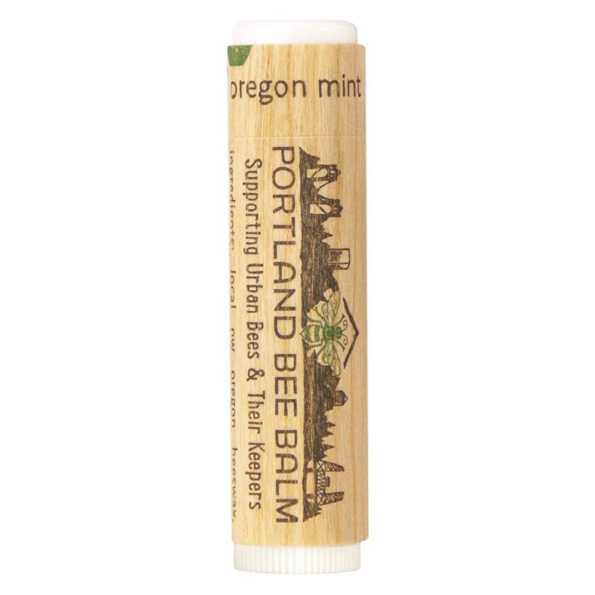 PORTLAND BEE BALM: Oregon Mint Lip Balm, 0.15 oz