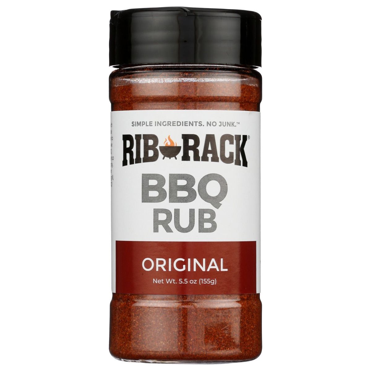 RIB RACK: Original BBQ Rub Seasoning, 5.5 oz