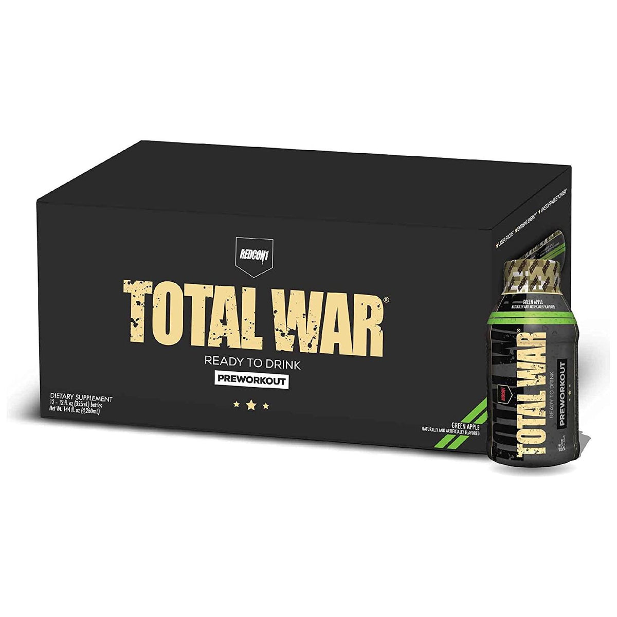REDCON1: Total War Green Apple Rtd, 144 oz