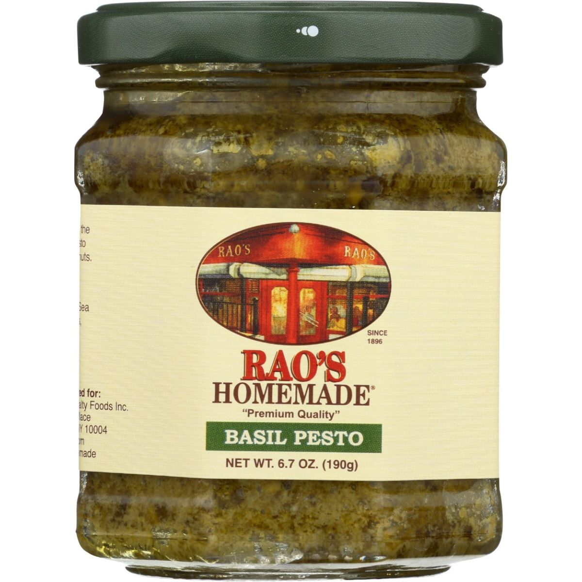 RAOS: Homemade Basil Pesto, 6.7 oz