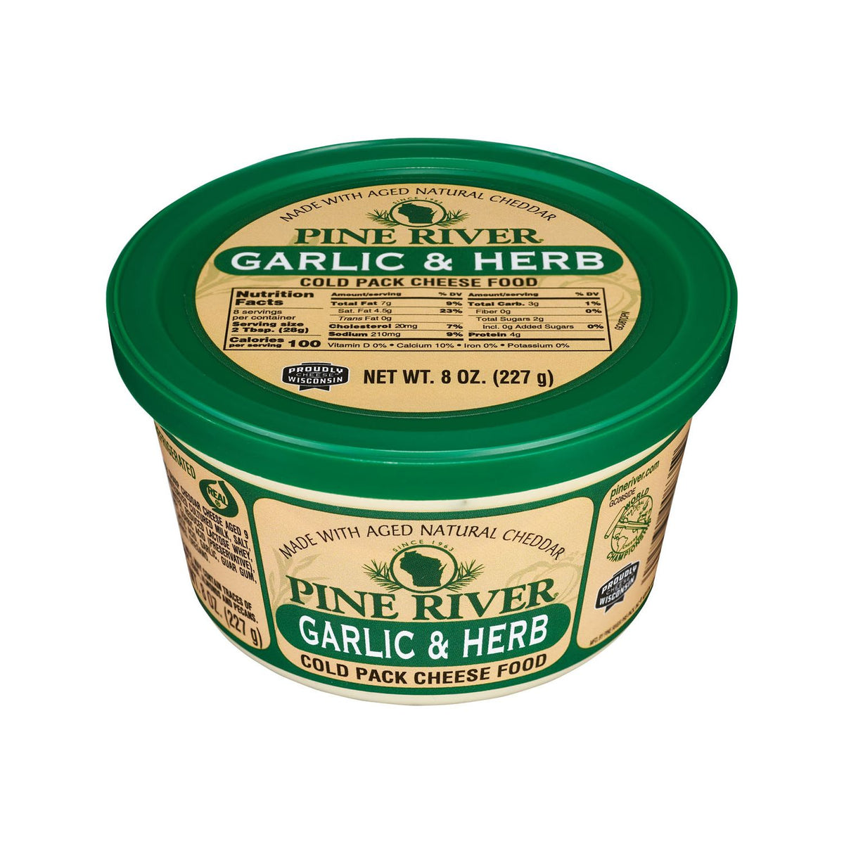 PINE RIVER: Garlic And Herb Cheese Spread, 8 oz