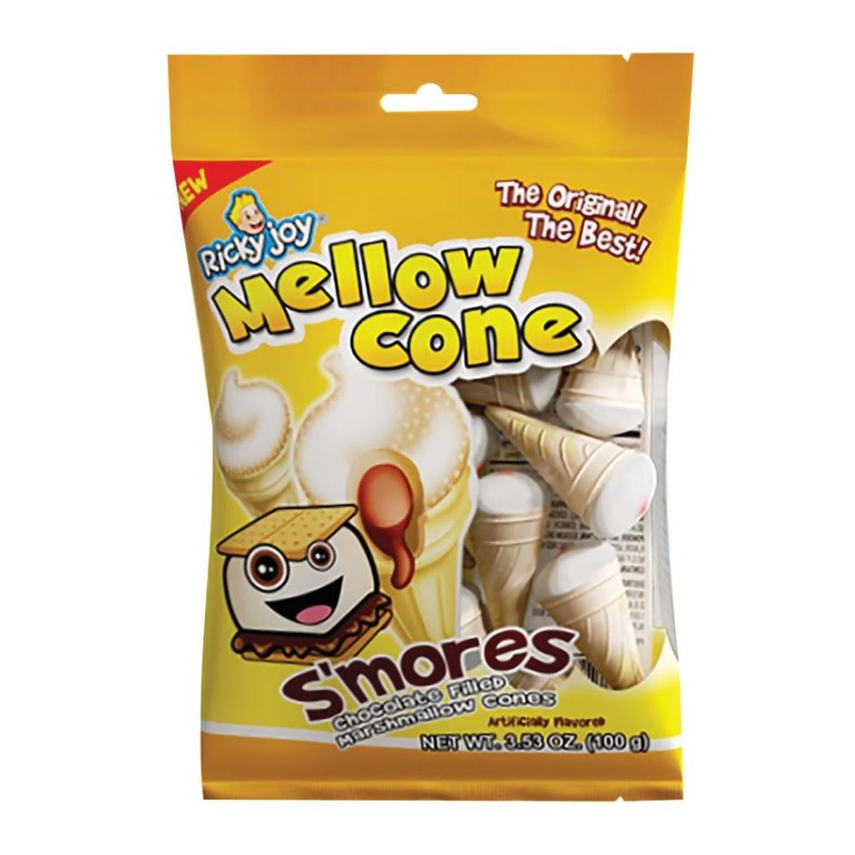 RICKY JOY: Mellow Cone Smores, 3.53 oz