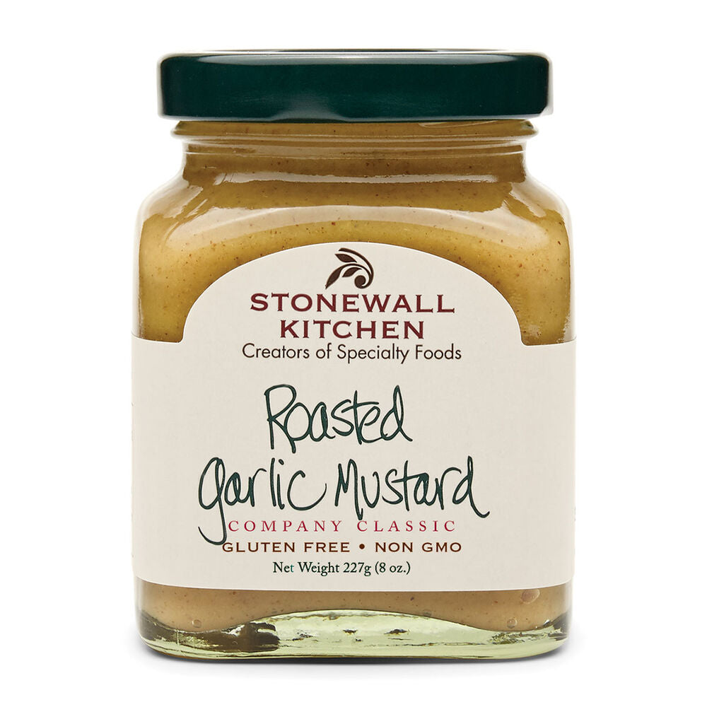 STONEWALL KITCHEN: Roasted Garlic Mustard, 8 oz