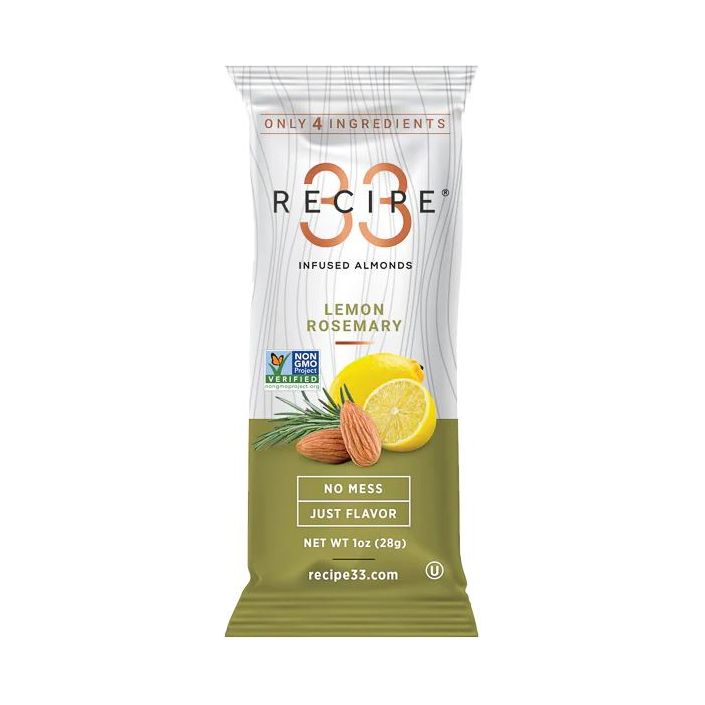 RECIPE 33: Infused Almonds Lemon Rosemary, 1 oz
