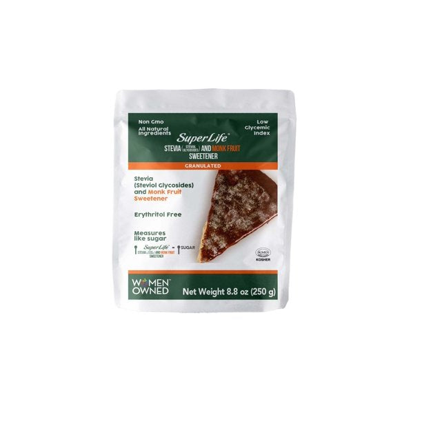 SUPER LIFE: Stevia With Monk Fruit, 8.8 oz