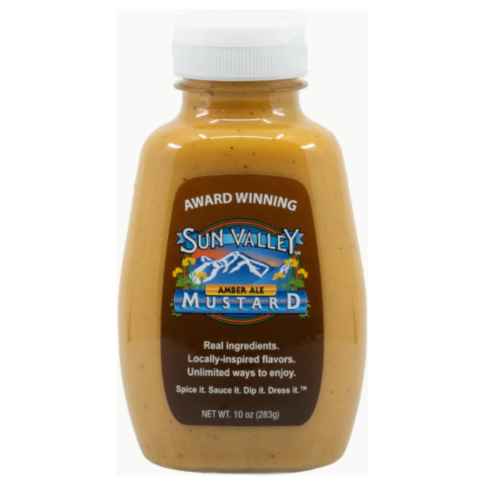 SUN VALLEY MUSTARD: Amber Ale Mustard Squeeze, 10 oz