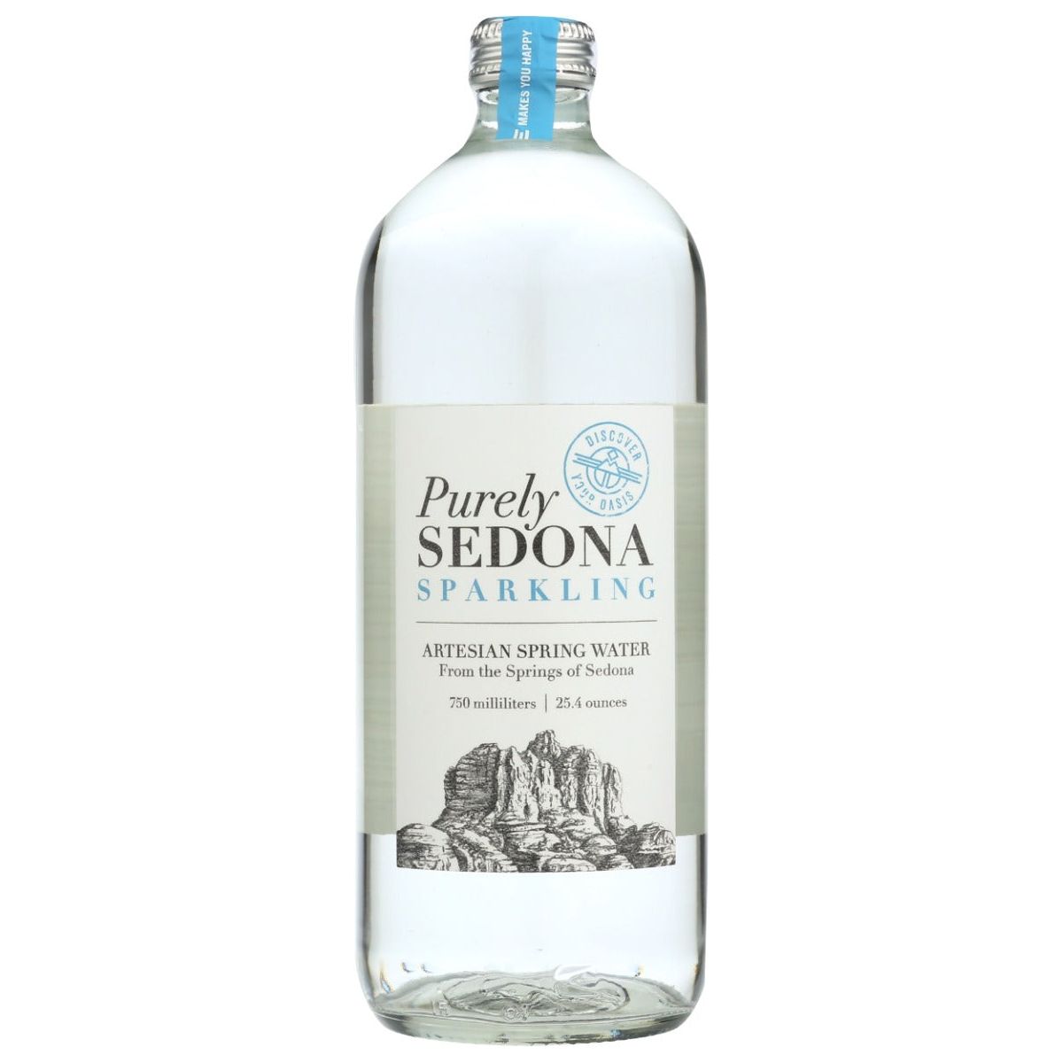 PURELY SEDONA: Sparkling Spring Water, 25.4 fo