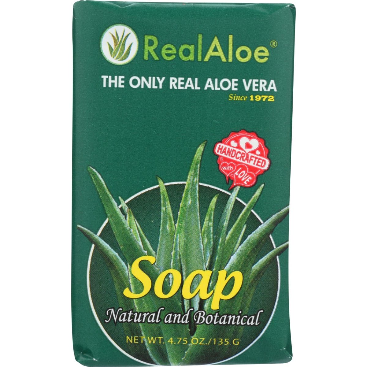 REAL ALOE: Real Aloe Bar Soap, 4.75 oz