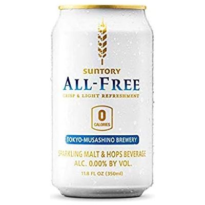 SUNTORY: All Free Sparkling Malt and Hops Beverage, 11.8 fo