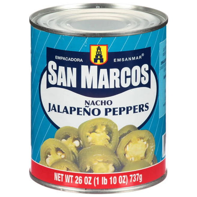 SAN MARCOS: Nacho Jalapeno Peppers, 26 oz