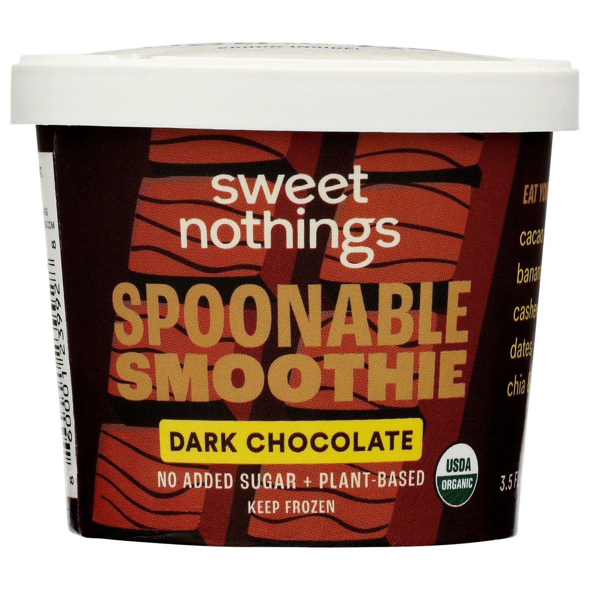 SWEET NOTHINGS: Spoonable Smoothie Dark Chocolate, 3.5 oz