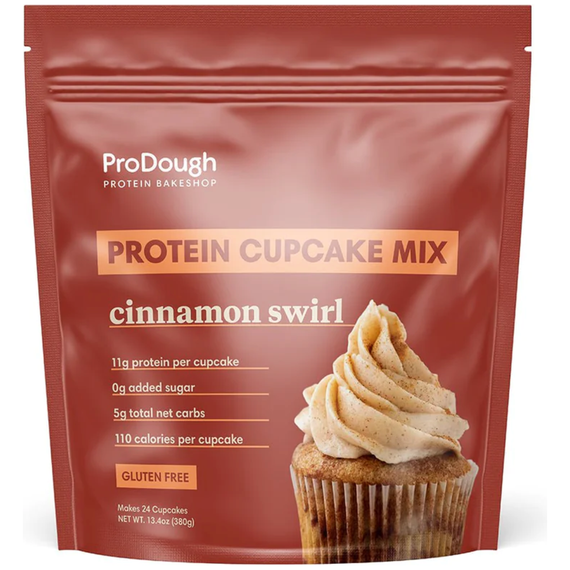 PRODOUGH BAKERY: Cupcakes Protein Cin Swrl, 13.4 oz