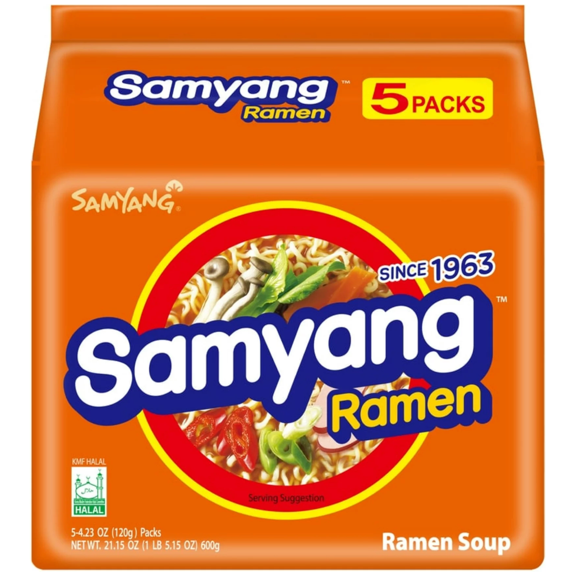 SAMYANG: Ramen Samyang Orgnl Mult, 1.32 LB