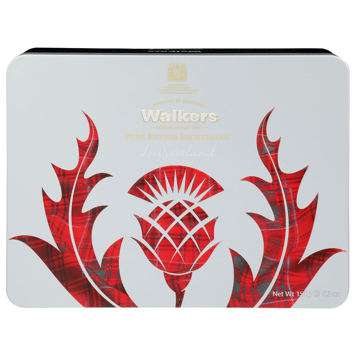 WALKERS: Scottish Thistle Icon Shortbread Tin , 5.3 oz