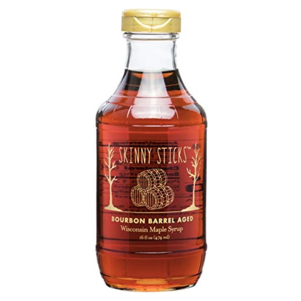SKINNY STICK: Bourbon Barrel Aged Maple Syrup, 16 fo