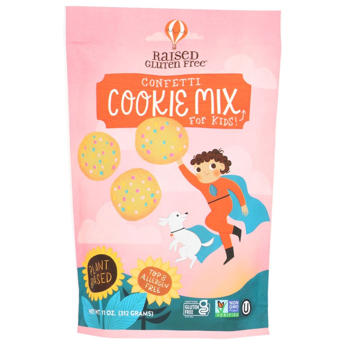 RAISED GLUTEN FREE: Confetti Cookie Mix, 11 oz