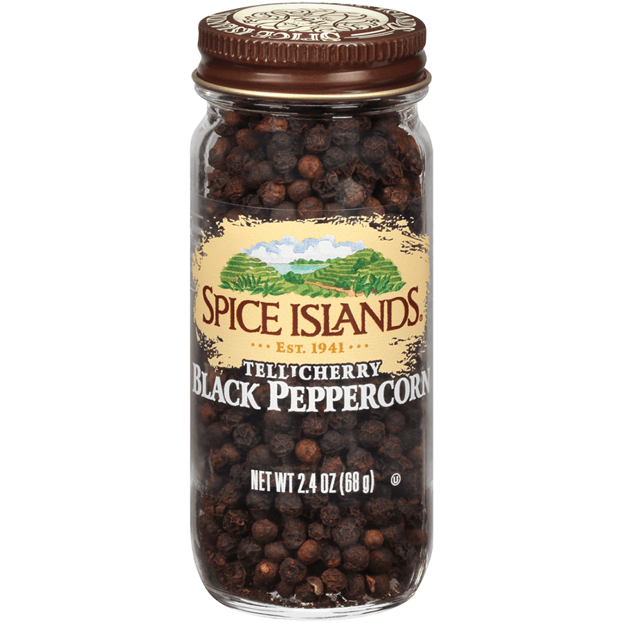 SPICE ISLAND: Tellicherry Black Peppercorn, 2.4 oz
