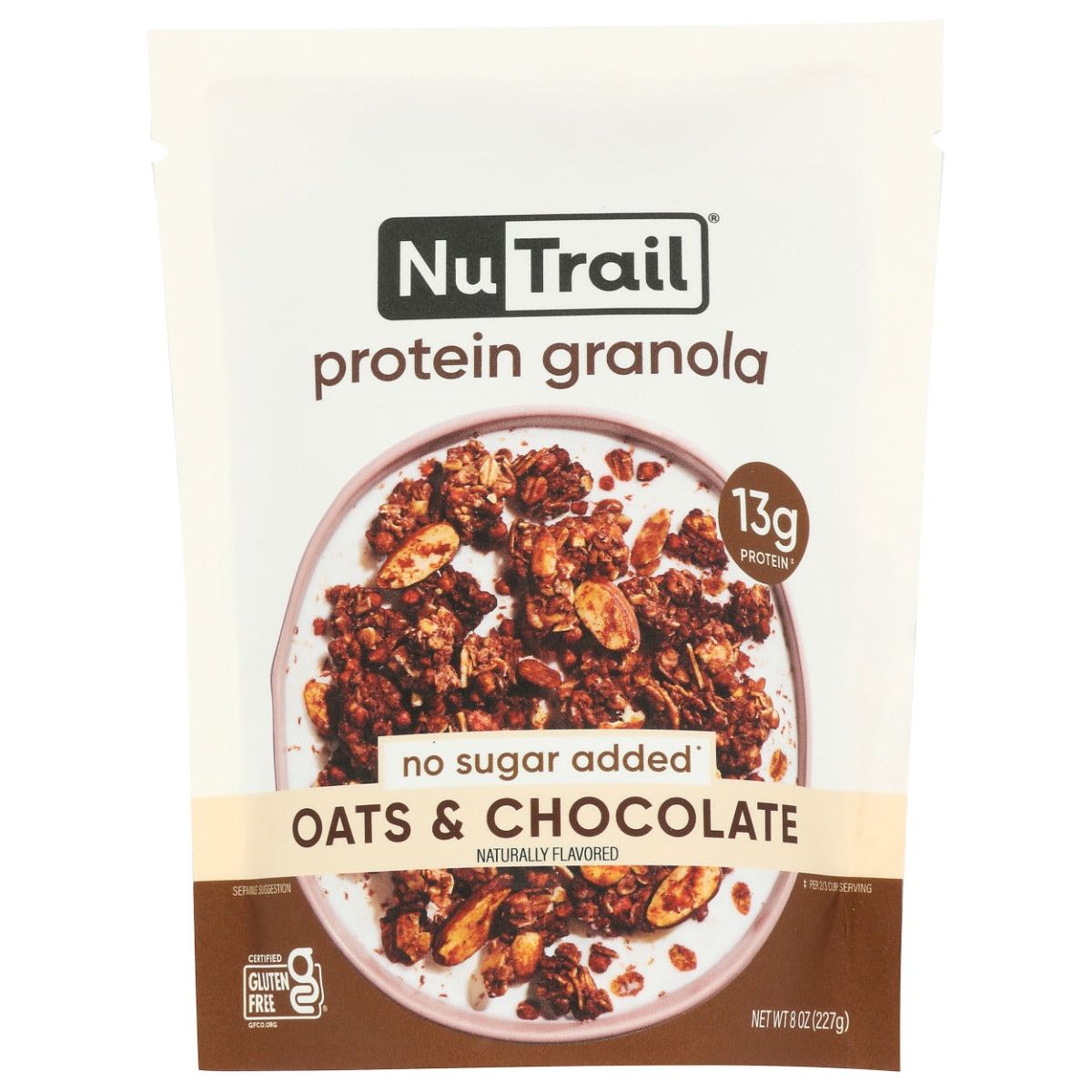 NUTRAIL: Chocolate Protein Granola, 8 oz