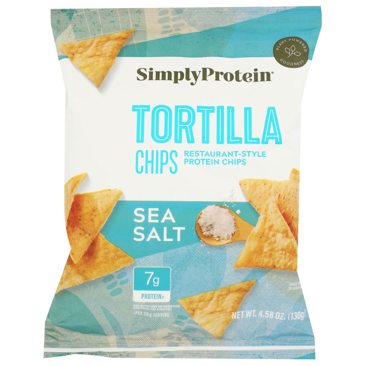 SIMPLYPROTEIN: Sea Salt Tortilla Chips, 4.58 oz