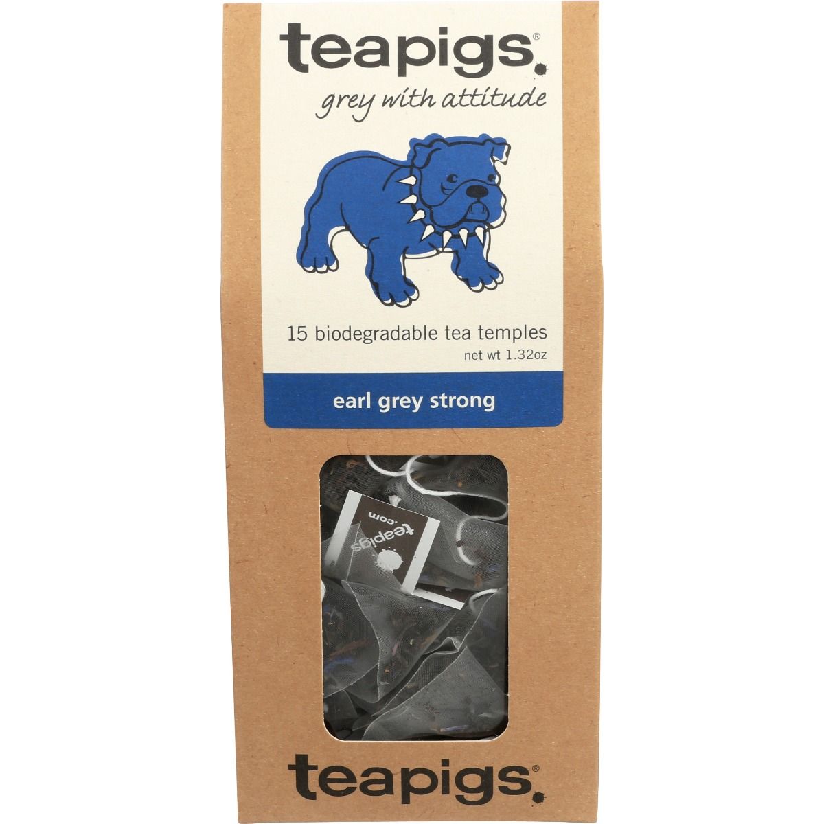 TEAPIGS: Strong Earl Grey Tea, 15 bg