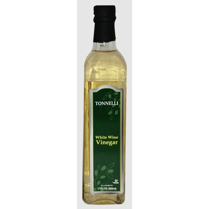 TONNELLI: White Wine Vinegar, 17 oz